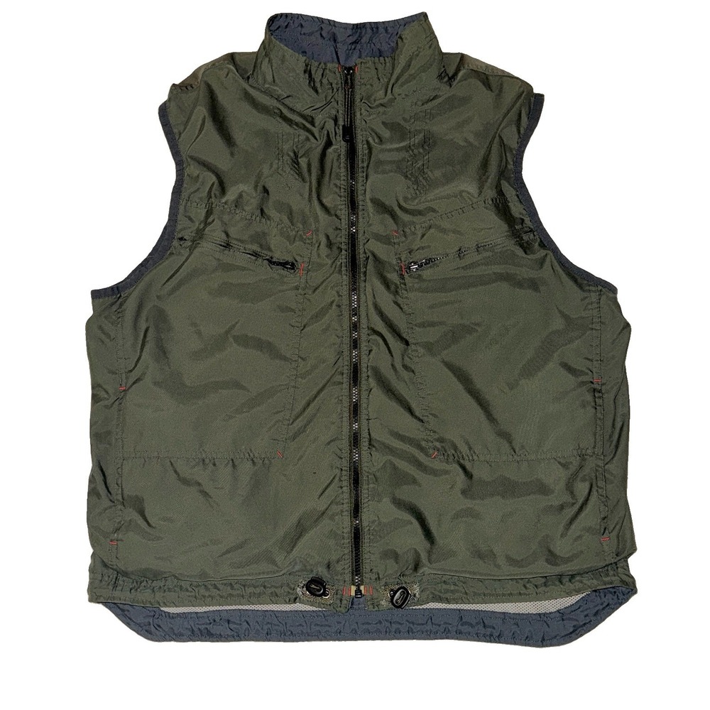 VTG 2000 GAP GXP-45 Air Service Tactical Utility Gilet Vest Olive Green XL Y2K